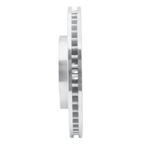 Chrysler Sebring Brake Rotor (1) - Front Right - R1 Concepts - Drilled & Slotted - Silver - `00-`24